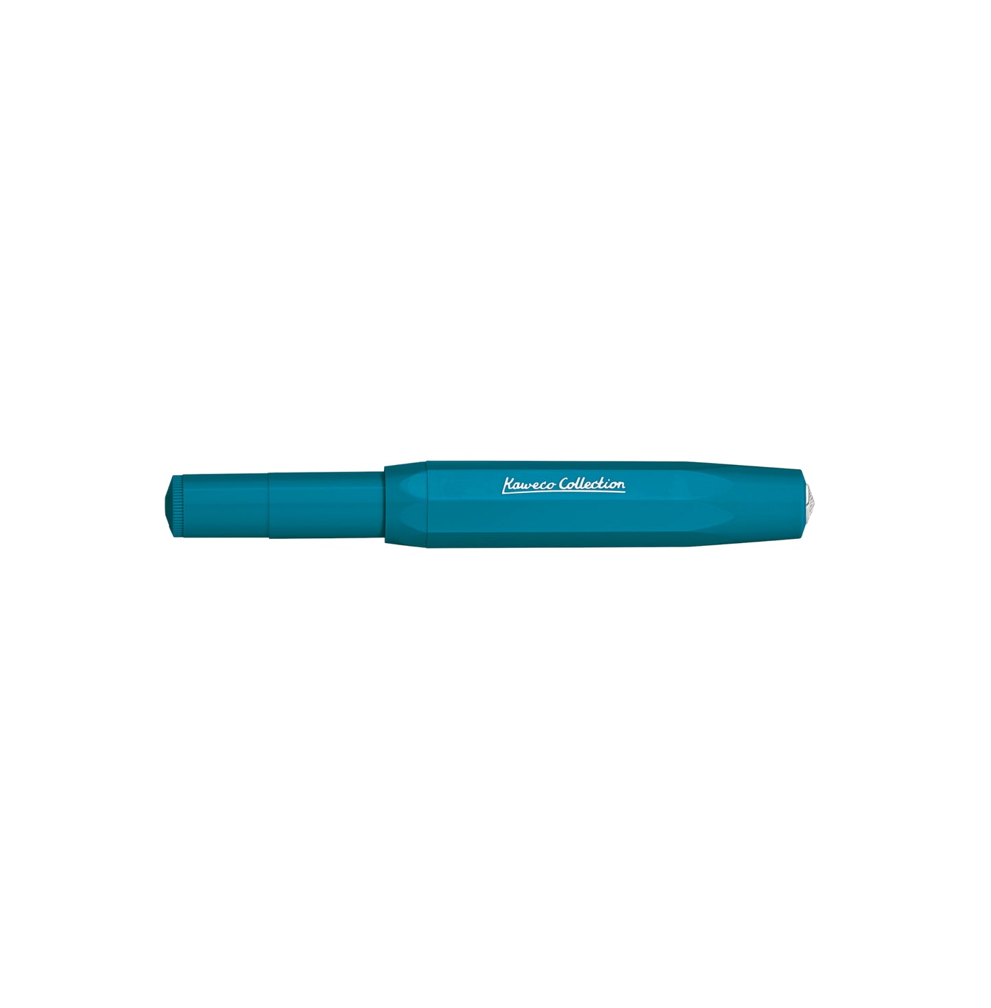 Kaweco Collection Sport fountain pen in cyan, pictured closed