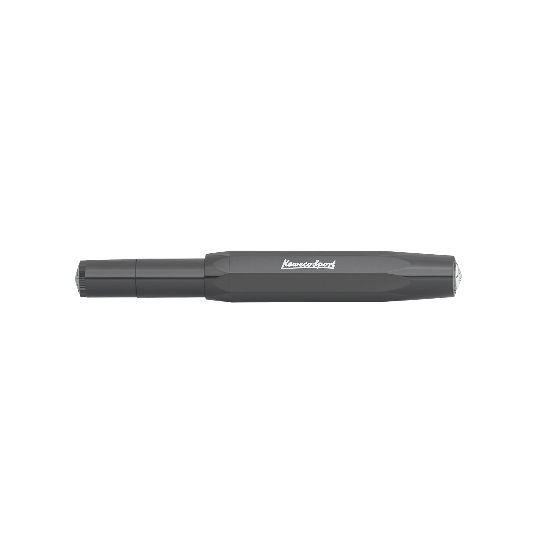 Kaweco Skyline Sport fountain pen in grey, pictured closed
