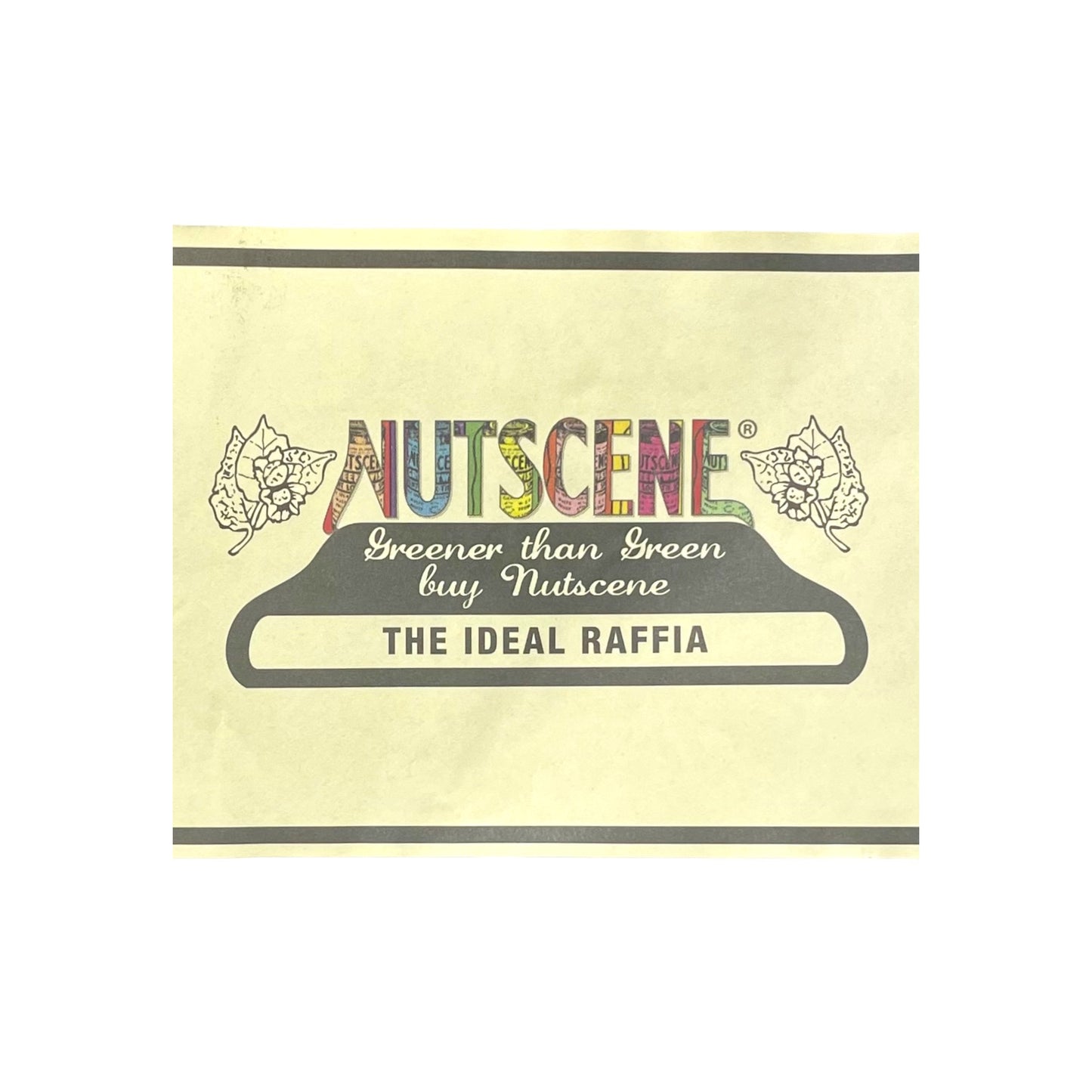 Nutscene raffia label