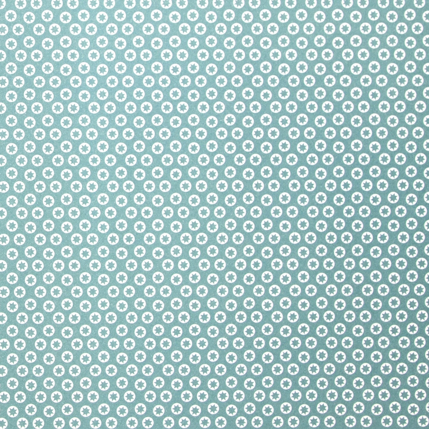 wrapping paper with an abstract tiny stars pattern in ice blue and white by Ola Studio