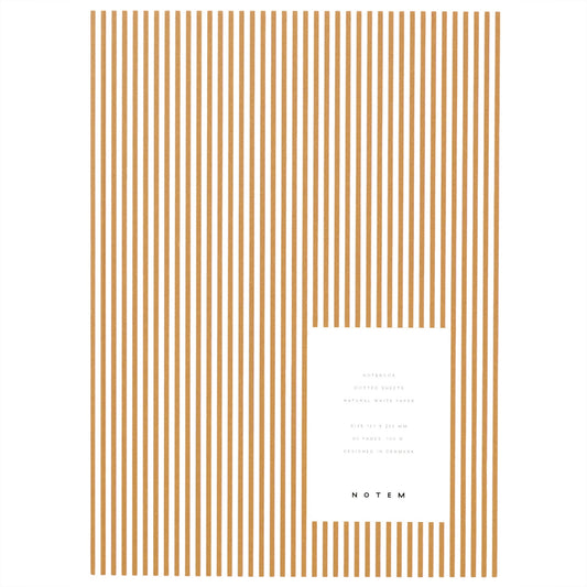 Vita Ochre  - Medium Dotted Notebook