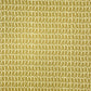 wrapping paper by Anne Davison Studio. Creamy domino outlined shapes on a mustard background.