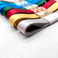 Satin ribbon 25mm wide and 5 metres long, presented with a patterned paper band. colour - silver grey