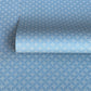Blue patterned paper with a geometric design