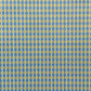 wrapping paper with a geometric pattern of lines of little lime green diamonds on a teal