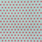 Patterned paper with pink floral shapes on a light blue background