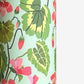 floral geranium patterned wrapping paper in pink, green and aqua.