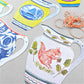 Set of 6 decorative jugs paper bunting, each jug is a different design by Canns Down Press