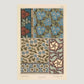 Plate 62 from the book Plants and Their Application to Ornament by Eugene Grasset showing a periwinkle flower pattern