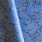 a blue printed marble  wrapping paper from Compton Marbling
