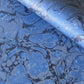 a blue printed marble  wrapping paper from Compton Marbling