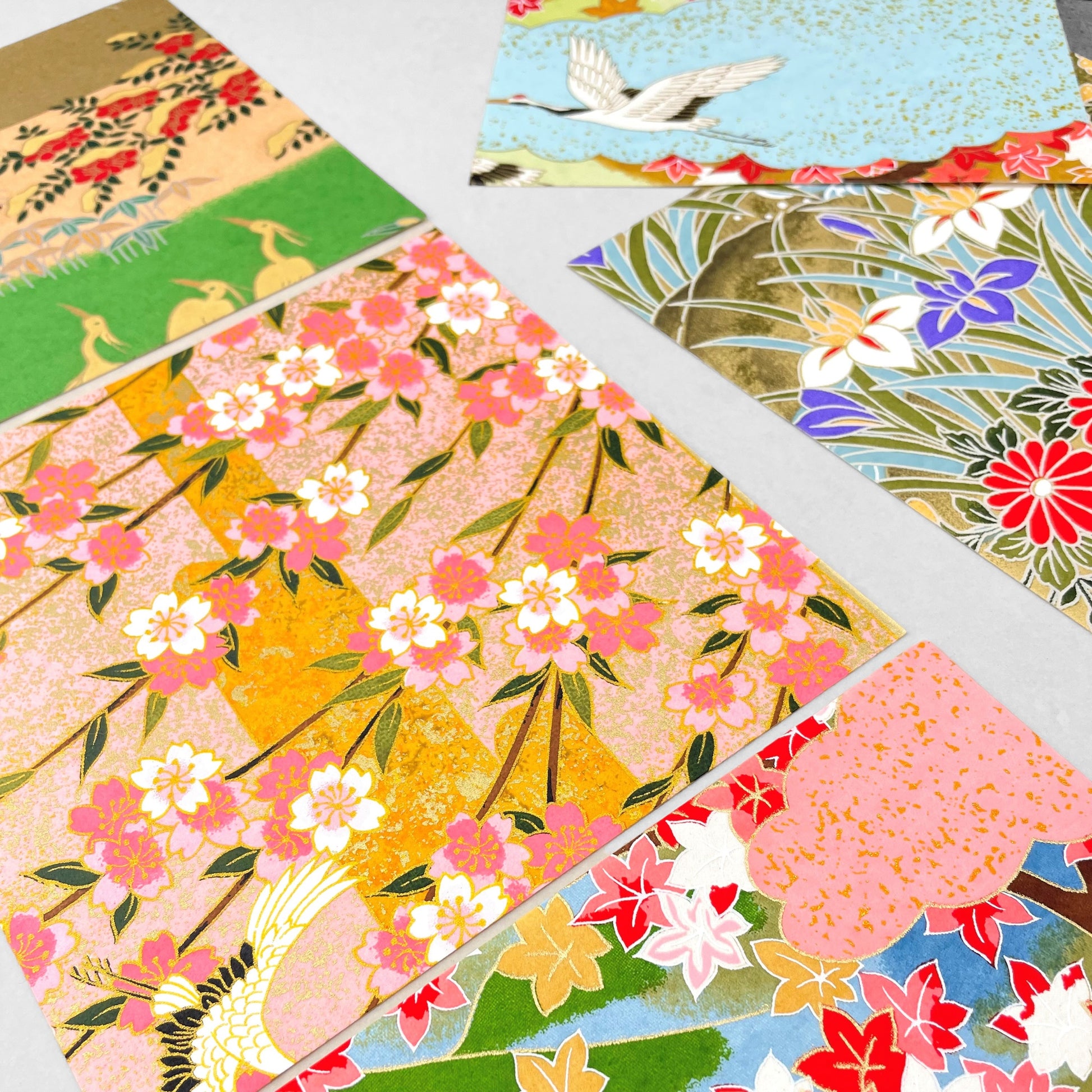 pack of silkscreen origami patterned papers by Esmie