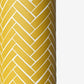 a sheet of wrapping paper with a parquet floor design in mustard and white