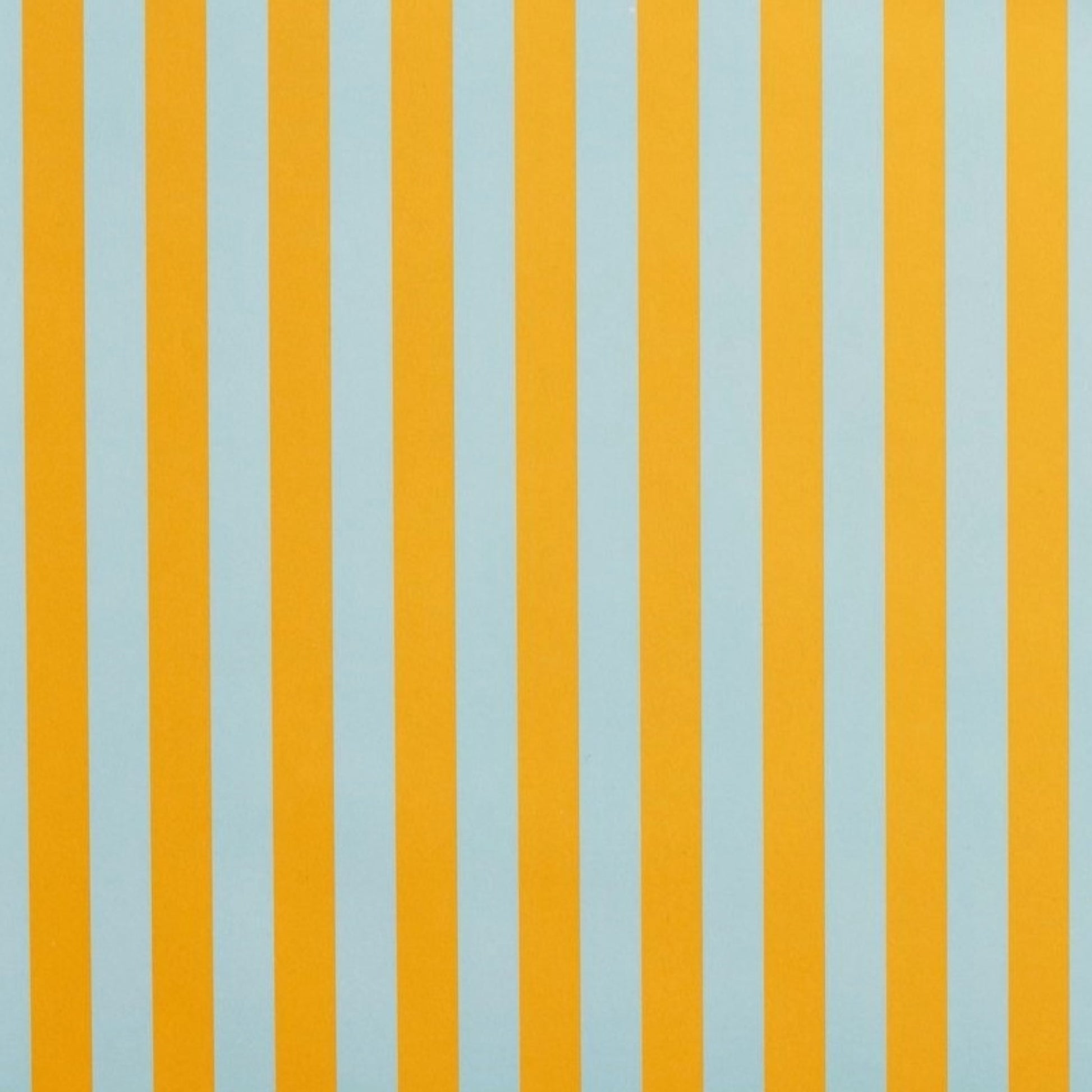 wide classic stripe wrapping paper in blue & yellow by Heather Evelyn