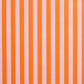 wide classic stripe wrapping paper in orange and pink by Heather Evelyn