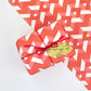 red and pink diamond design gift wrap by Hadley Paper Goods