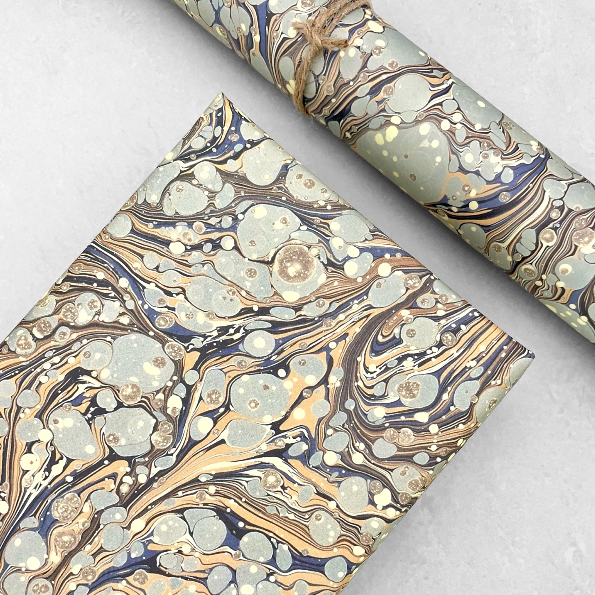 Marble Poapper Marbled Paper | Quince & Quill