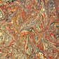 printed marbled design wrapping paper by jemma lewis.  marbled stone design in red, yellow and grey