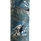 Detailed pattern of the plumage of feathers in tones of blue. Japanese chiyogami paper
