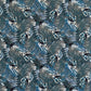 Detailed pattern of the plumage of feathers in tones of blue. Japanese chiyogami paper