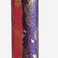 japanese chiyogami paper in stripes of pink, lilac and purple with gold clouds and flowers. Close up