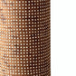 a sheet of brown Japanese chiyogami paper with tiny white polka dots