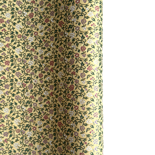 Chiyogami Paper - Cream Flora