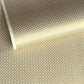 a sheet of Japanese silkscreen printed chiyogami yuzen paper with a micro gold geometric pattern on white backdrop. 