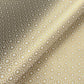 japanese silk-screen handmade paper showing gold repeat chrysanthemum flower motif repeat