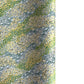 Japanese silkscreen chiyogami paper with a pattern of dark green rivers and grass green banks with an abundance of little flowers in white and yellow
