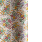 japanese silkscreen printed paper with a delicate floral bouquet design on blush pink background.