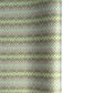 Japanese silkscreen chiyogami paper with a repeat pattern of stripes of a small floral motif in black, lilac and blue on a moss green backdrop