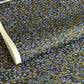 Gold rivers (kawa) with purple falling leaves (fukiyose) and foliage on a black backdrop. Japanese chiyogami paper