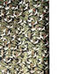 A close-up of a sheet of Japanese chiyogami paper featuring white cranes flying over green pine trees and branches on a black background.