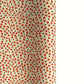 japanese silk-screen handmade paper, chiyogami, with red and aqua plum flowers repeat pattern