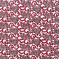 Pattern of berry red peonies (botan) on a sheet of Japanese katazome paper