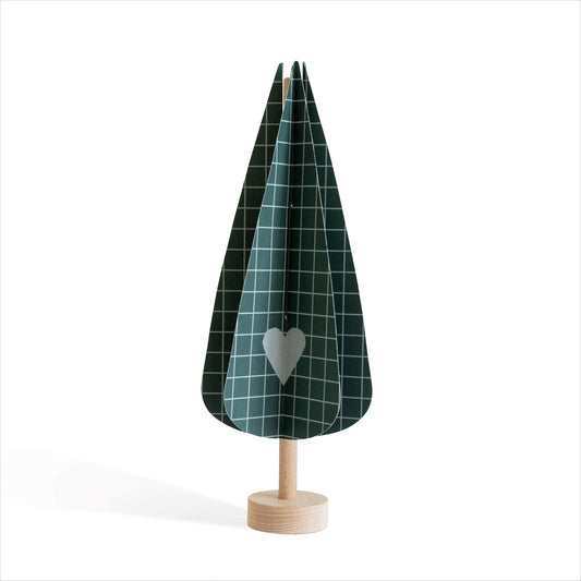 paper craft kit of a dark green cypress tree by Jurianne Matter