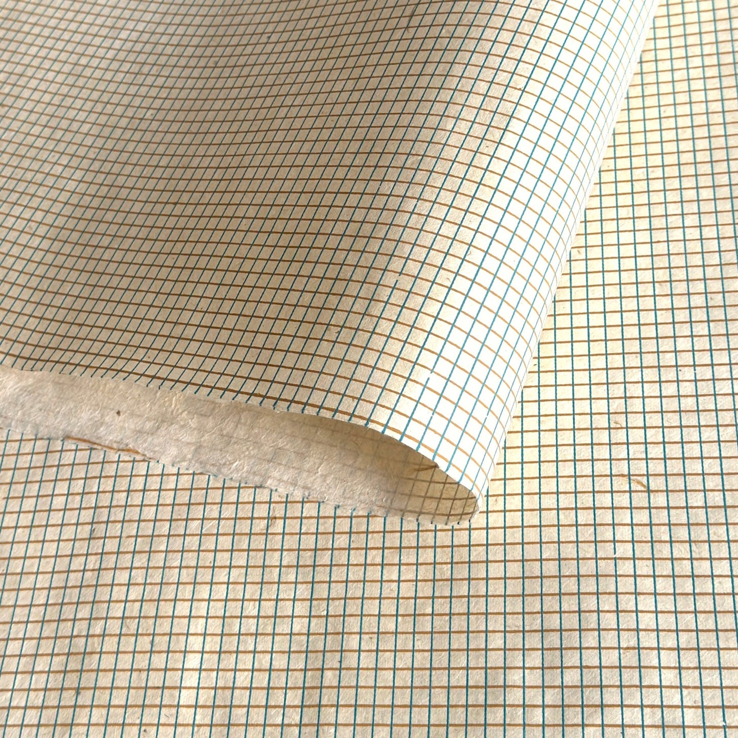 Lokta Paper - Grid Ecru