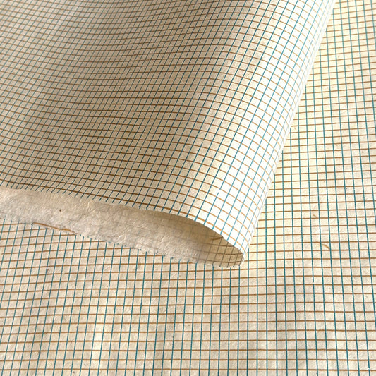 Lokta Paper - Grid Ecru