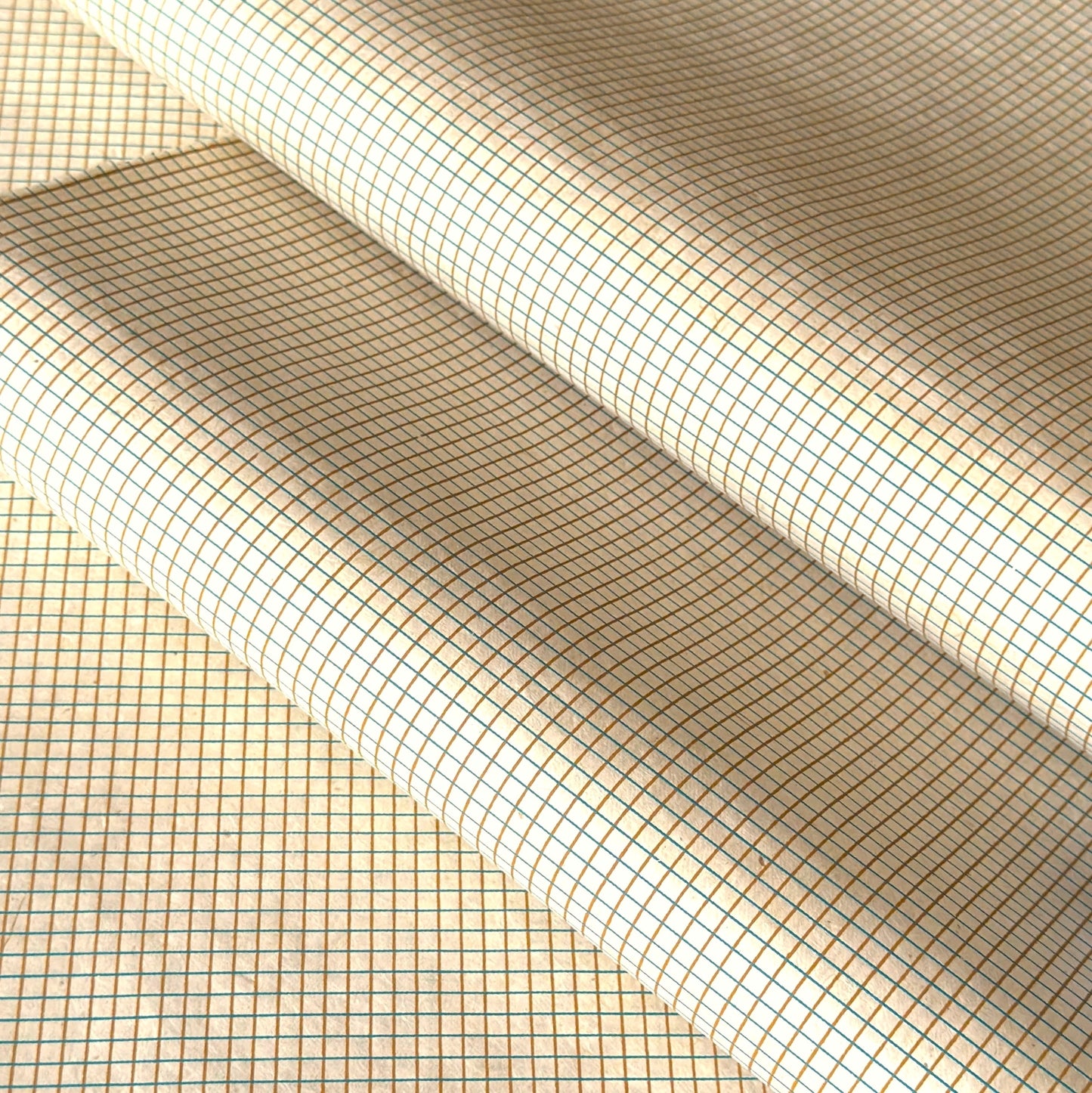 Lokta Paper - Grid Ecru