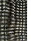a sheet of black batik dyed Nepalese lokta paper with repeat design of white dots.  
