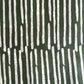 Nepalese handmade decorative lokta paper sheet with a stripe pattern in mossy and white.  Batik dyed using carved wooden blocks