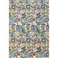 Poster wrap by The Pattern Book. This wrapping paper has an all-over butterfly design. Detailed illustrations of a wide variety of colourful butterflies. Full sheet pictured