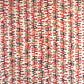 vintage katazome stencil dyed paper. Ivory background with multicoloured lines. 