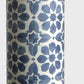 patterned paper / gift wrap with a blue and white tile design. By Wanderlust
