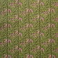 floral patterned wrapping paper in green and pink