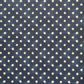 chequered navy blue with cream stars patterned wrapping paper 