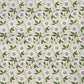 floral wrapping paper with pink passion flowers, green leaves on a cream background  