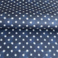 chequered navy blue with cream stars patterned wrapping paper 