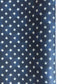 chequered navy blue with cream stars patterned wrapping paper 